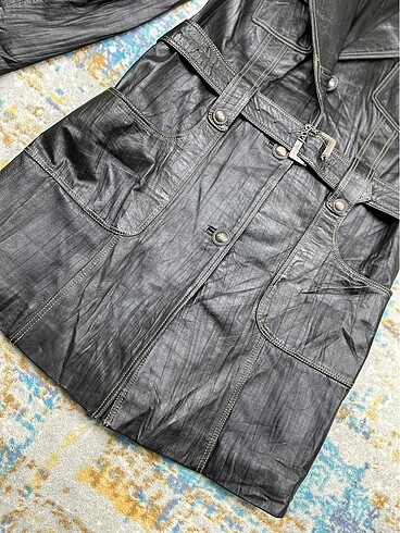 American Vintage Vintage deri ceket