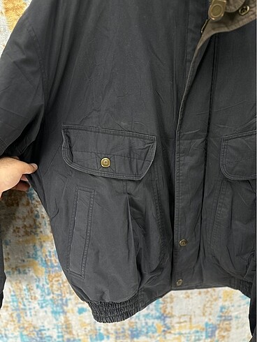 xl Beden siyah Renk Vintage bomber mont