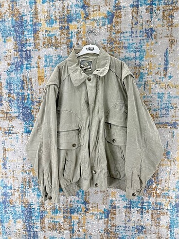Vintage bomber ceket
