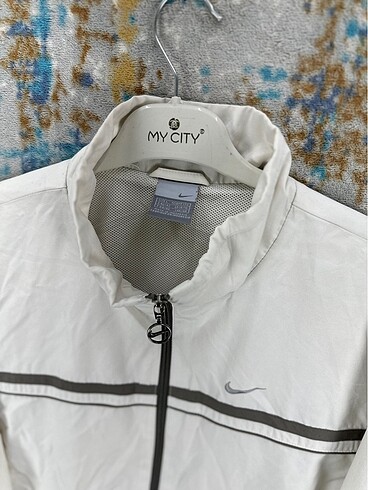 l Beden beyaz Renk Nike vintage ceket