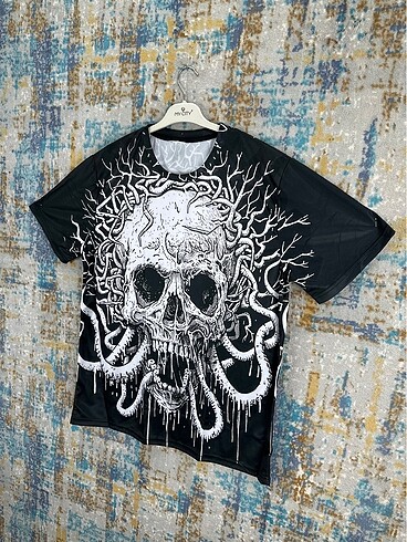 American Vintage Kafatası vintage t shirt