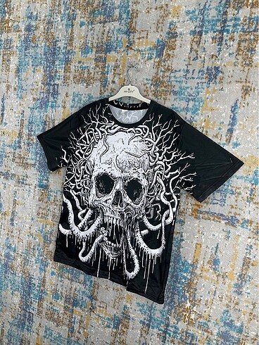American Vintage Kafatası vintage t shirt