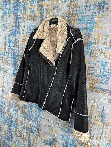 American Vintage Nubuk deri vintage ceket