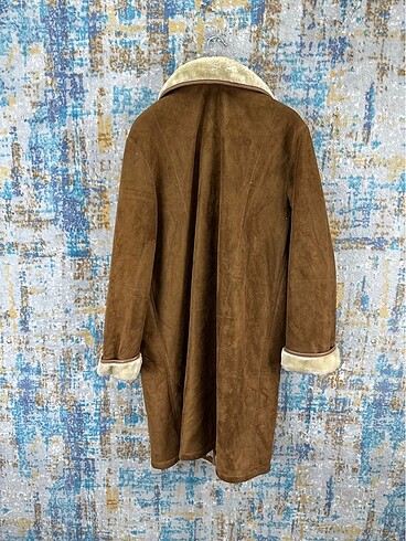46 Beden camel Renk Nubuk vintage kaban