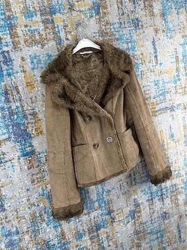 40 Beden Vintage deri nubuk ceket