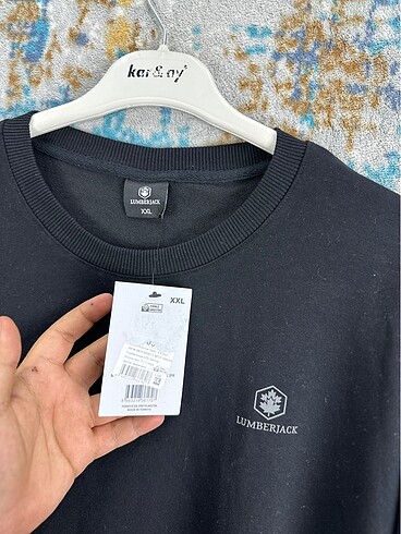 xxl Beden siyah Renk Lumberjack sweatshirt