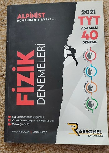 Alpinist TYT Fizik 40 Deneme Kitabı