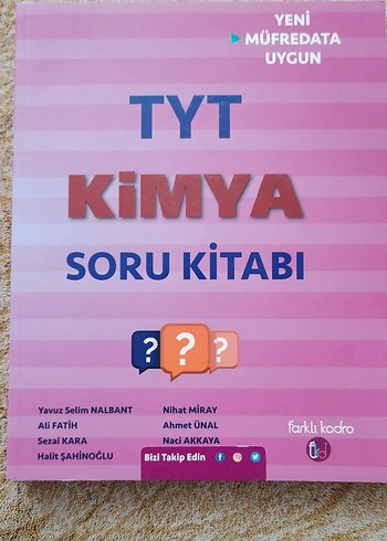 TYT Kimya Soru Kitabı