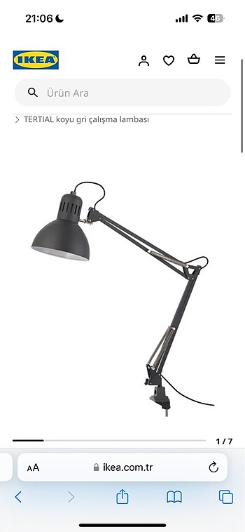 ikea masa lambası