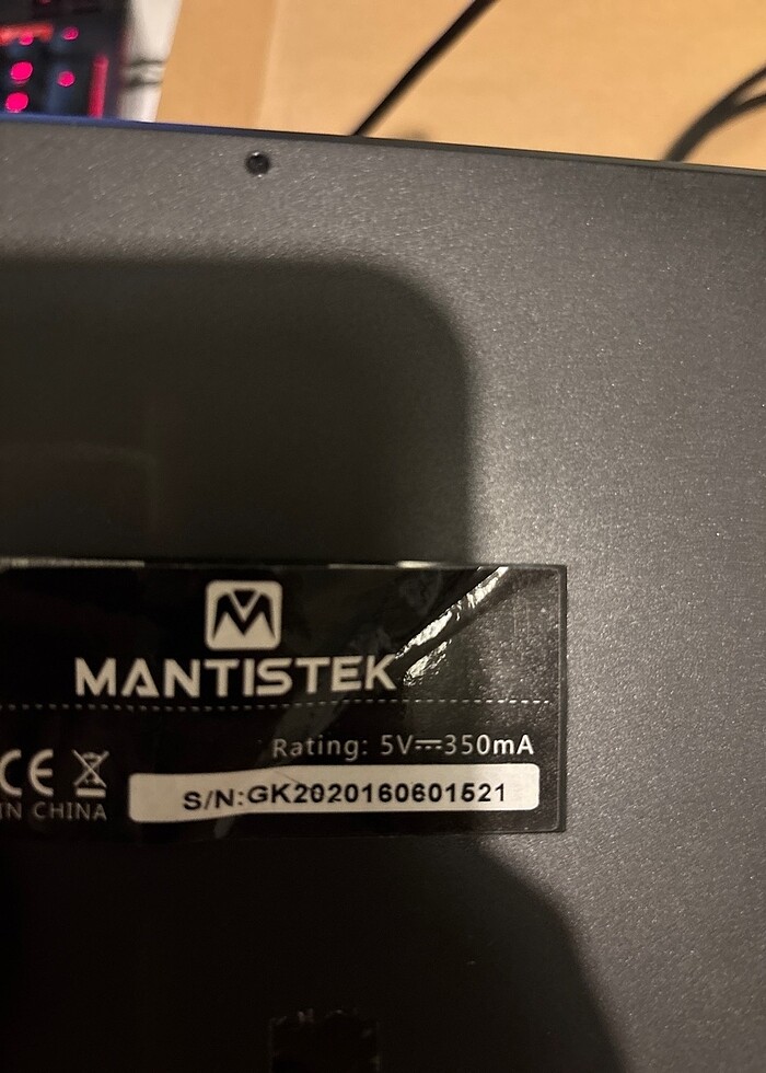 Mantistek mekanik klavye - Görsel 2