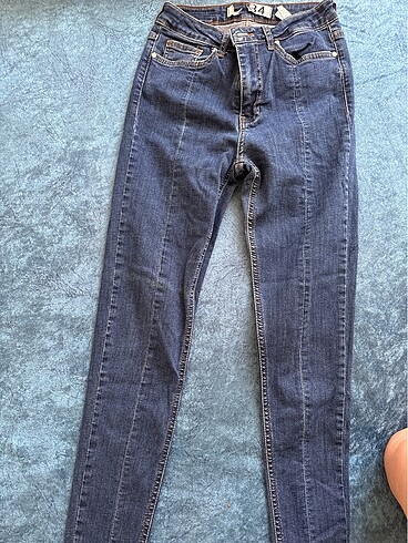 Lacivert kot pantolon Jean