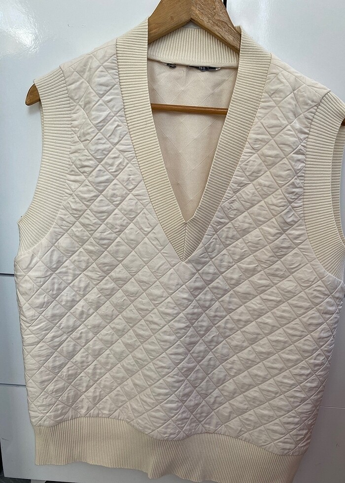 Krem süveter - Görsel 2