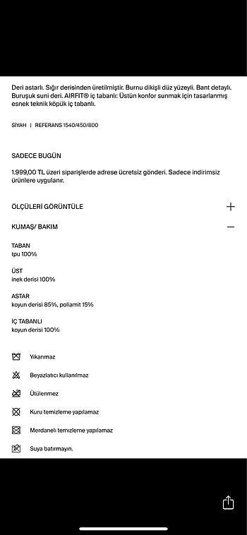 39 Beden siyah Renk massimo dutti