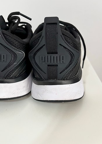 Siyah Esnek Bağcıklı Spor Kadın Sneakers - Görsel 4