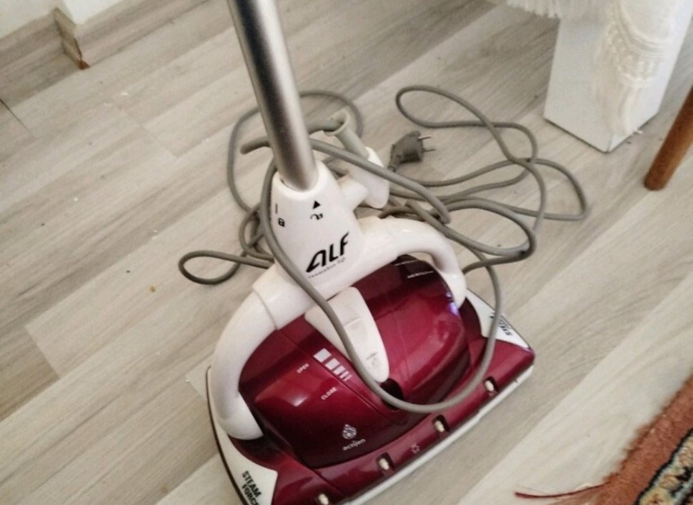 ALF Beyaz bordo buh
arlı temizlik makinası - Görsel 3