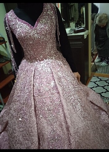 Pembe kolsuz boncuklu - Görsel 2