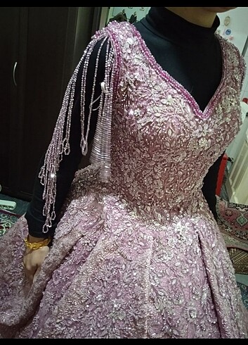 Pembe kolsuz boncuklu - Görsel 6