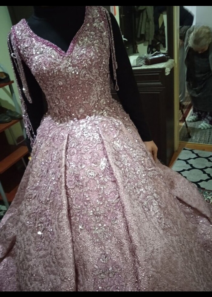 Pembe kolsuz boncuklu - Görsel 2