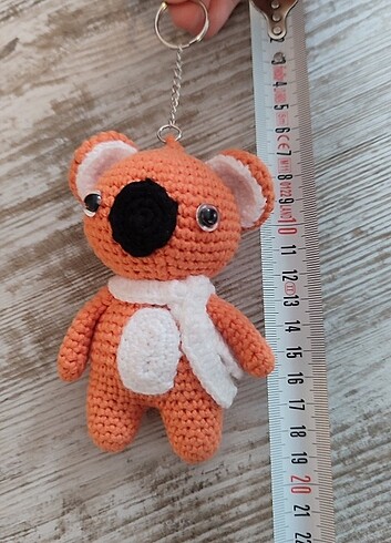  Beden Amigurumi koala anahtarlık