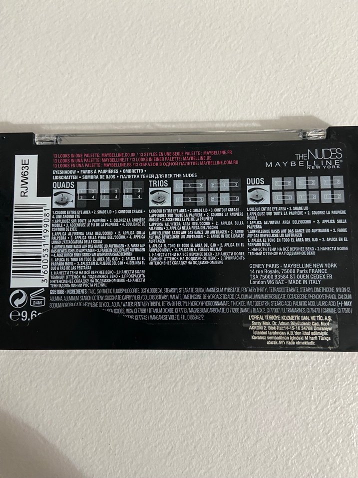 Maybelline The Nudes Göz Farı Paleti - Görsel 3