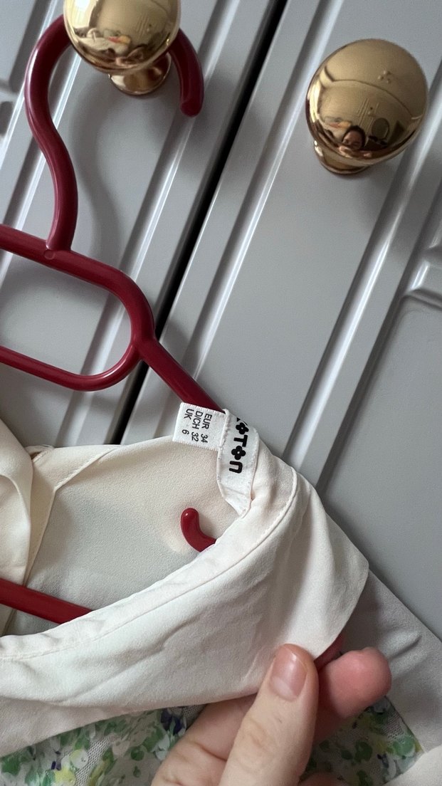 Payetli Yeşil Kısa Kollu Bluz - Görsel 4