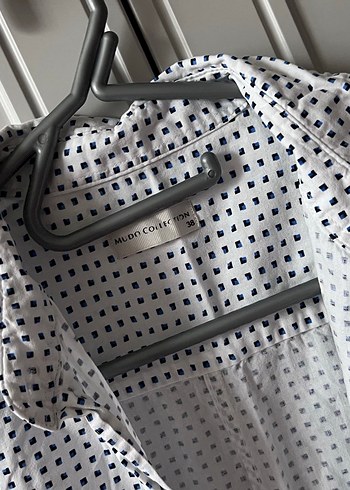 Düğmeli desenli Kadın Gömlek - Görsel 2