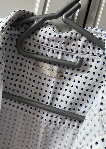 Düğmeli desenli Kadın Gömlek - Görsel 5