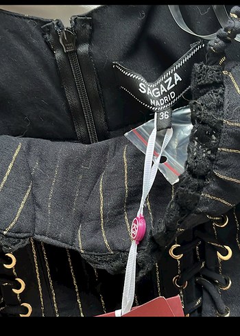 Sagaza Madrid rokoko siyah - Görsel 2