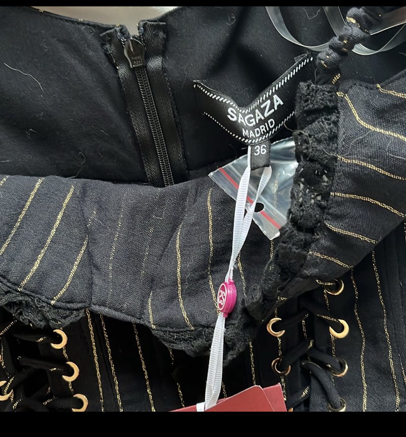 Sagaza Madrid rokoko siyah - Görsel 2