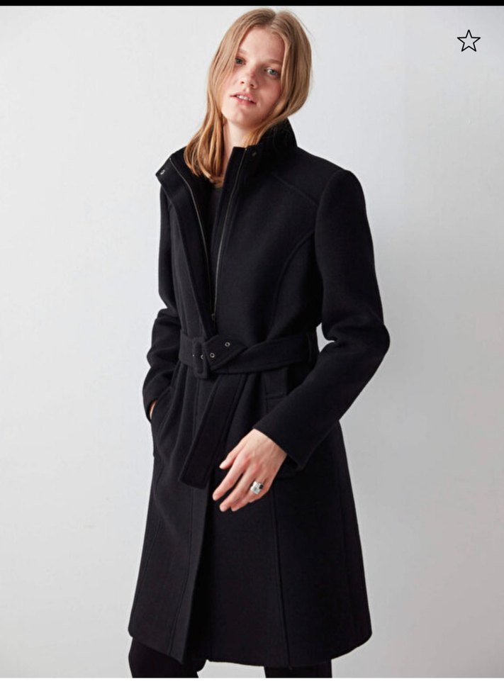 Miss İpekyol Kemerli Siyah Kadın Kaban - Görsel 3