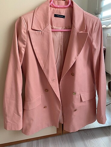 s Beden pembe Renk Milla blazer ceket