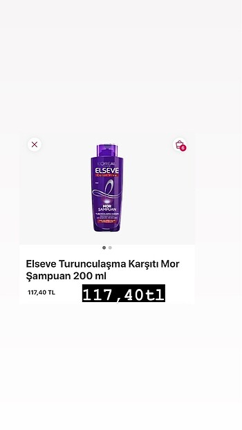 Mor şampuan