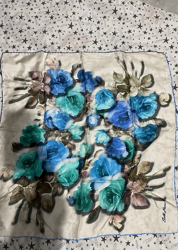 Beyaz Keten Kadın Şal - Görsel 6