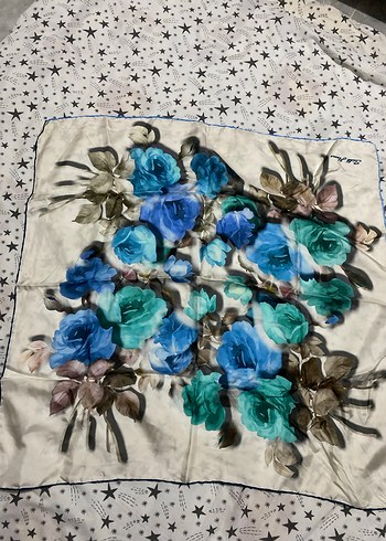 Beyaz Keten Kadın Şal - Görsel 5