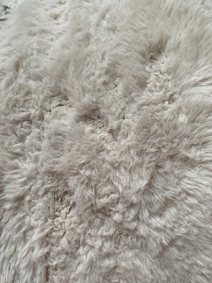 Çocuk Kadın Kapüşonlu Peluş Kaban - Görsel 5