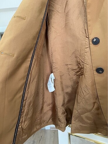 l Beden camel Renk Mango blazer