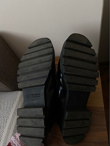 37 Beden Siyah Loafer