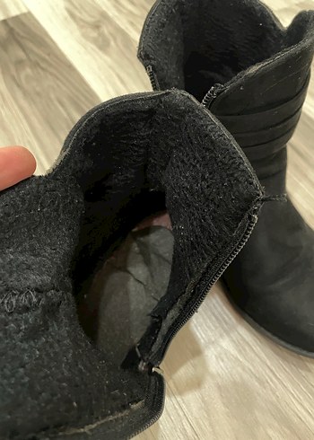 Siyah Süet Fermuarlı Kadın Bot - Görsel 7