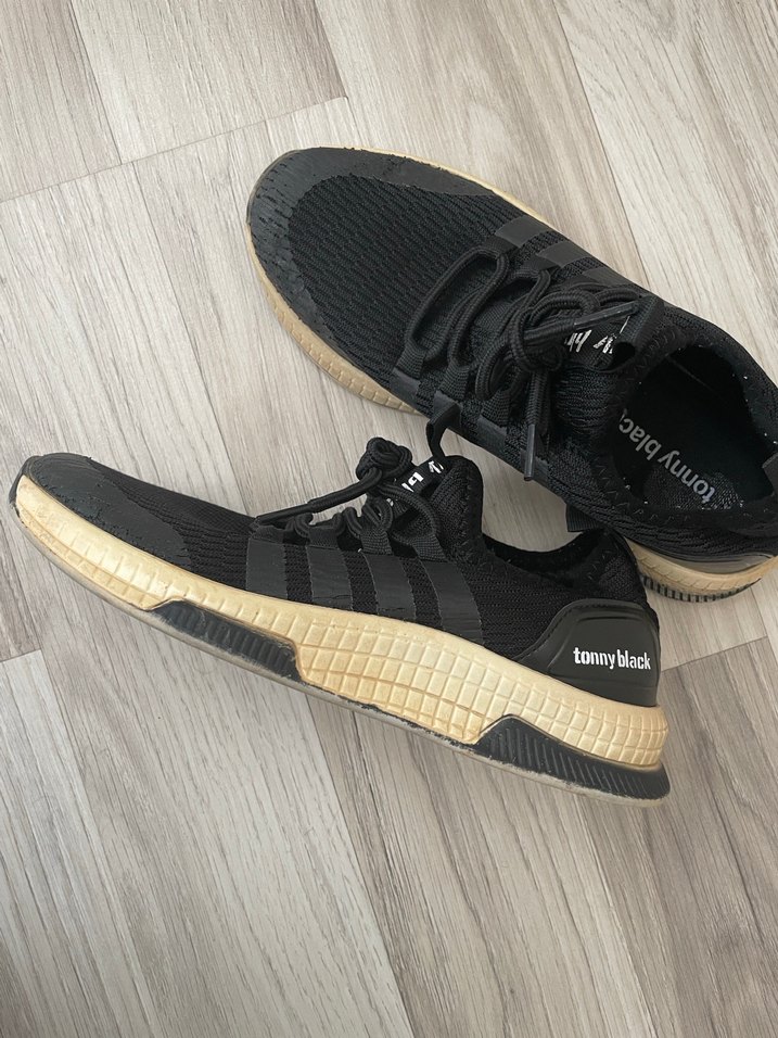 Tonny Black Siyah Bağcıklı Kadın Spor Ayakkabı - Görsel 3