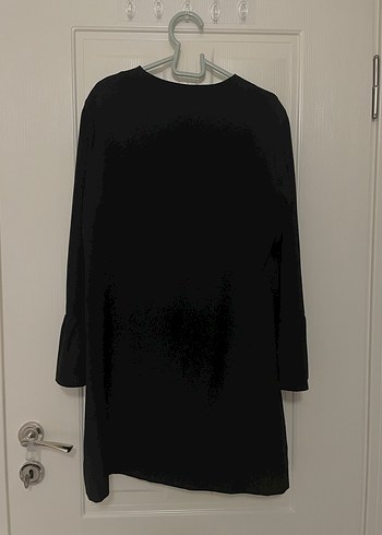 Siyah Uzun Kollu Minimalist Kadın Ceket - Görsel 2