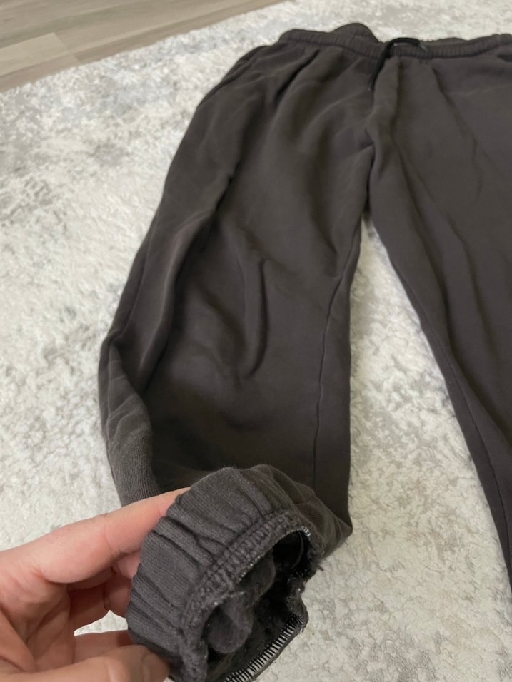 Gri Rahat Kesim Kadın Eşofman Altı - Görsel 2