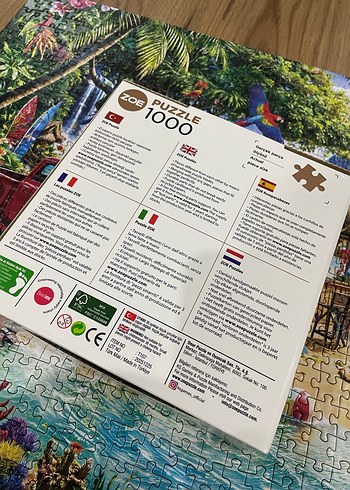 Renkli Tatil Temalı 1000 parça Puzzle - Görsel 4