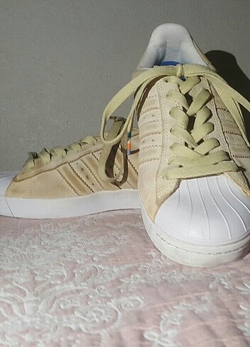 Adidas Superstar Vulc ADV sarı spor ayakkabı