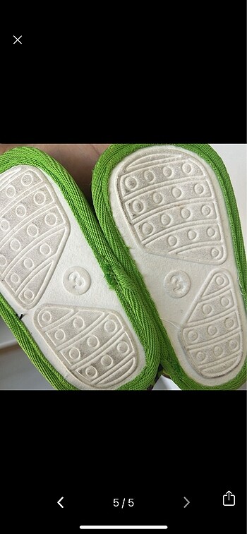 18 Beden yeşil Renk B&g sandalet