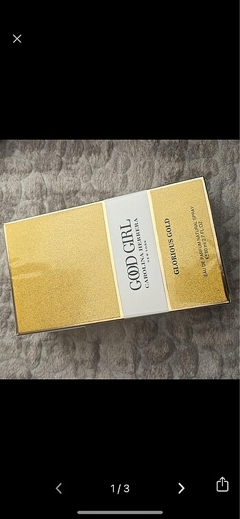 Beden AÇILMAMIŞ carolina herrera glorious gold