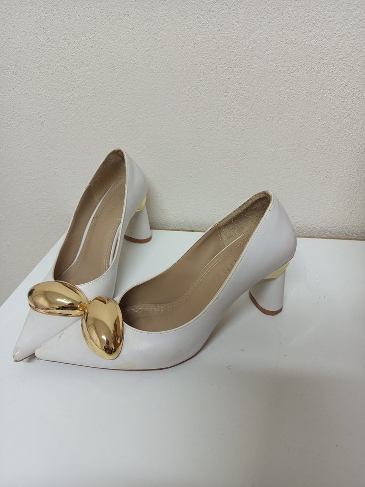 gold tokalı stiletto - Görsel 2