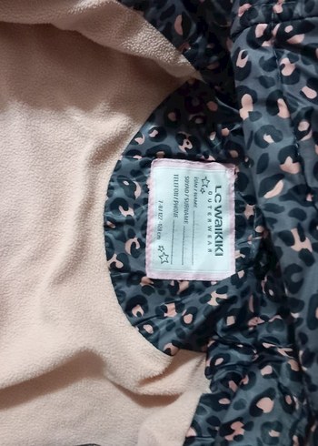 LC Waikiki Kız Çocuk Baskılı Suni Kürk Mont