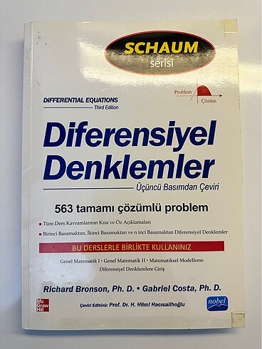 Diferansiyel Denklemler