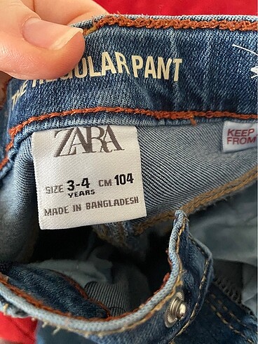 Zara 3-4 yaş zara skinny jean