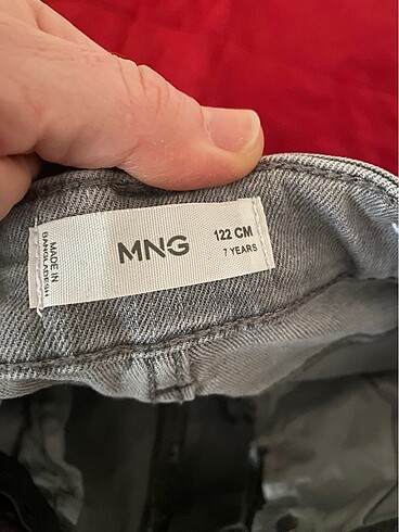 Mango Mango 7 yaş gri skinny jean